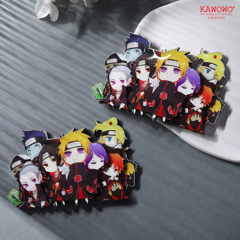 带土鸣人火影经典日系冰箱贴3D立体冰箱磁贴创意家居装饰磁性贴