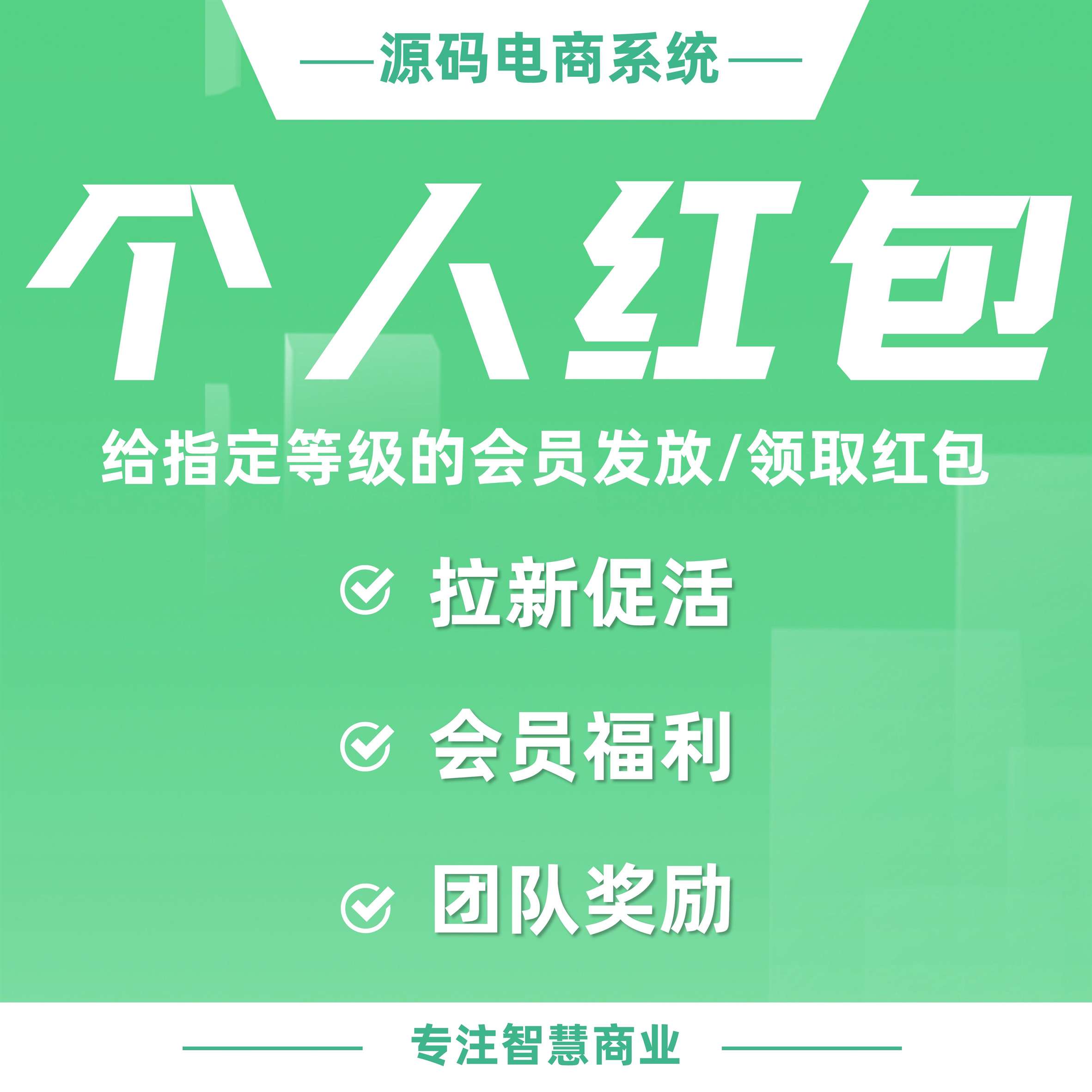 个人红包：给指定等级的会员发放