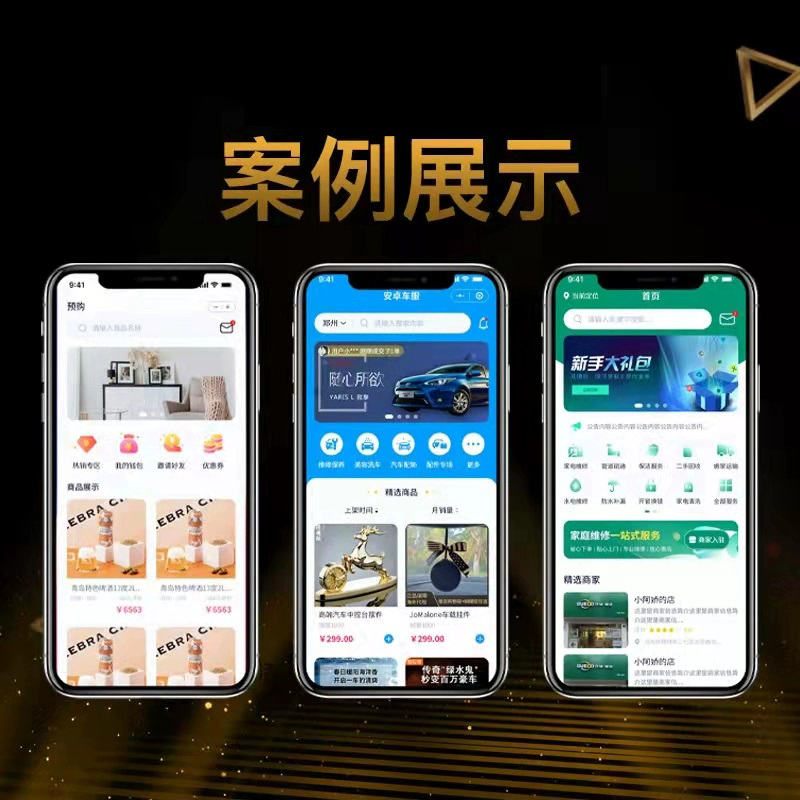 APP开发定制软件制作小程序公众号商城外卖物联网同城直播交友